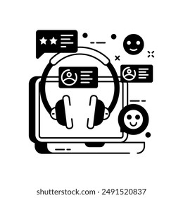 Icono de glifo, Ilustración vectorial