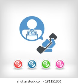 "Contact us" icon