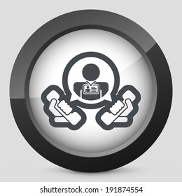 "Contact us" icon