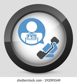 "Contact us" icon