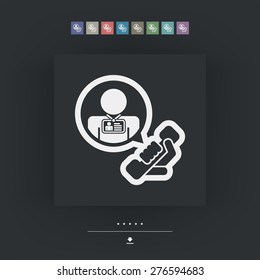 "Contact us" icon