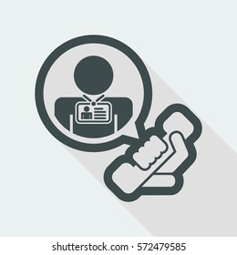 "Contact us" icon