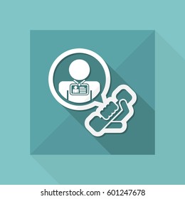 "Contact us" icon
