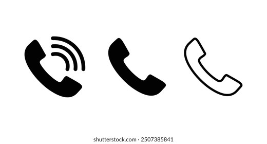 Contact us icon. Call icon vector for web and mobile app. Telephone sign and symbol. Phone icon.