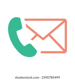 contact us icon with color