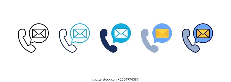 Contáctenos Elemento de icono para el diseño