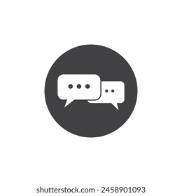 Contact us icon flat design vector