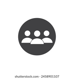 Kontaktieren Sie uns Icon Flat Design Vektorgrafik