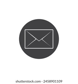 Contact us icon flat design vector