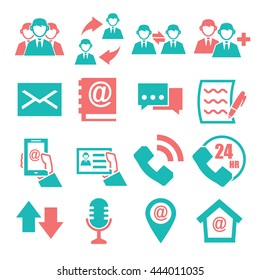 contact us icon set