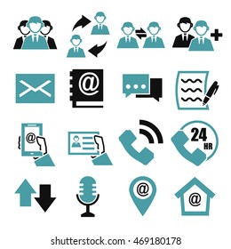 contact us icon set