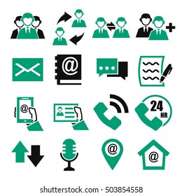 contact us icon set
