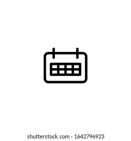 Contact Us Icon. Unique Minimalist Editable Vector.