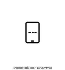 Contact Us Icon. Unique Minimalist Editable Vector.
