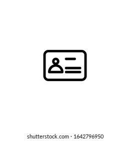 Contact Us Icon. Unique Minimalist Editable Vector.