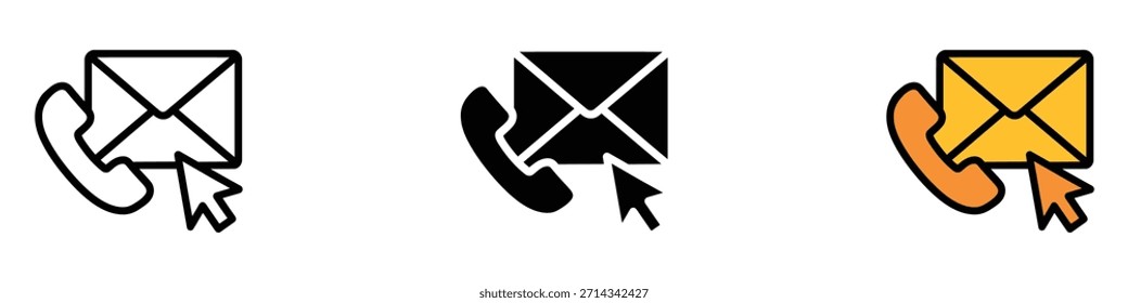 Kontaktieren Sie uns Icon Vektor. Kontakt, Hilfe und Kundendienst-Symbol. Vektorgrafik.