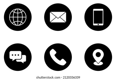 Kontaktieren Sie uns Symbol Vektor. Symbol für Kommunikation, Kontaktknopf, Kontaktieren Sie uns Symbol. EPS10 Vektorgrafik
