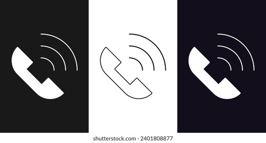Contact us icon vector. Communication contact icon isolate vector illustration