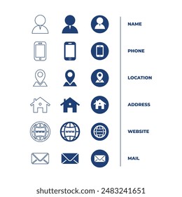 Contact us icon vector. Communication icon set. icon, phone, email, contact, envelope sign.