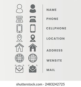 Contact us icon vector. Communication icon set. icon, phone, email, contact, envelope sign.