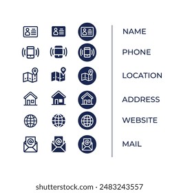 Contact us icon vector. Communication icon set. icon, phone, email, contact, envelope sign.