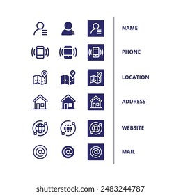 Contact us icon vector. Communication icon set. icon, phone, email, contact, envelope sign.