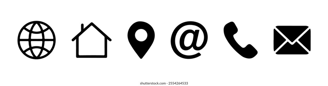 Contact us icon vector design, contact icon on a white background, communication icon