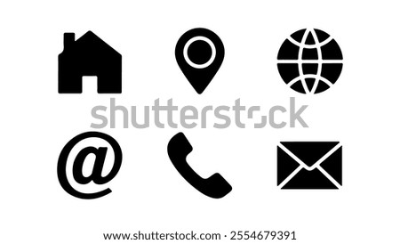 Contact us icon vector design, contact icon on a white background, communication icon