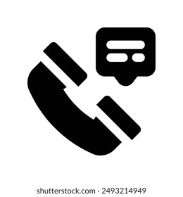 contact us icon. vector glyph icon for your website, mobile, presentation, and logo design.