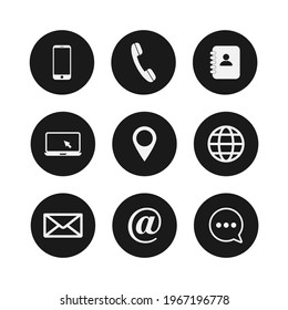 
Contact us icon vector, isolated on white background. Communication flat icons set, Suitable for website design, logo, app, template, and ui. Vector Illustration eps 10
