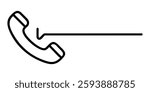 Contact us icon vector phone.