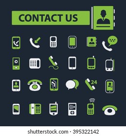 iconos de contactos
