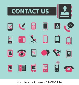 iconos de contactos
