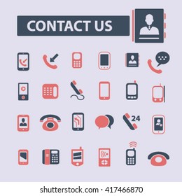 iconos de contactos
