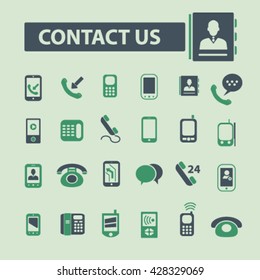 iconos de contactos
