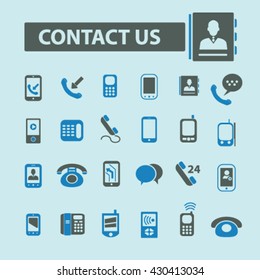 contact us icons
