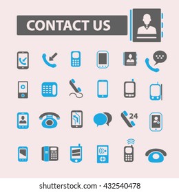 iconos de contactos

