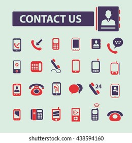 iconos de contactos