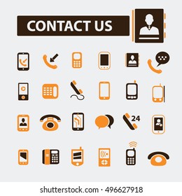 iconos de contactos
