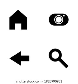 Contact us icons. Vector illustration isolated on white background.