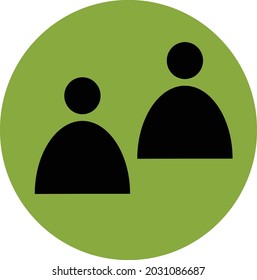 Contact us icons. vector illustration. Color editable