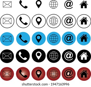 contact us icons for web sites