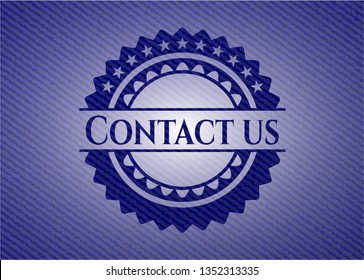 Contact us with jean texture