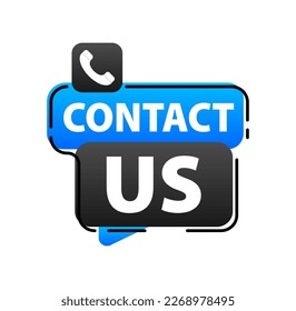 Contact us label. Contact information about the company or individual.