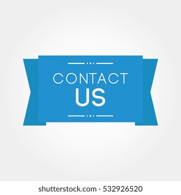 contact us label sticker