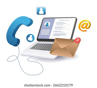 Contact us online computer web account