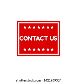 contact us red banner.