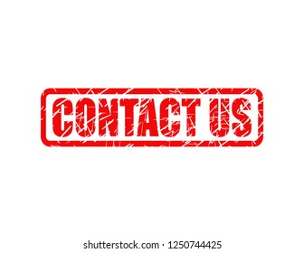 Contact us red stamp