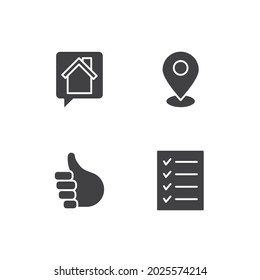icono de conjunto de contactos, contacto aislado con nosotros icono de signo de conjunto, ilustración vectorial