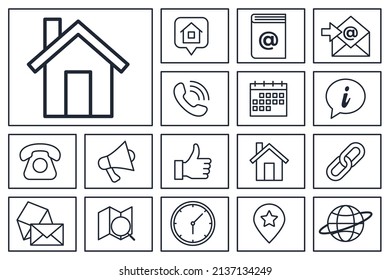 Setzen Sie sich mit uns eine Symbolvorlage für Grafik- und Webdesign-Kollektion, Vektorgrafik